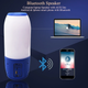 Портативная bluetooth колонка c цветной подсветкой MP3 плеер Q690 Pulsation 3 Black - изображение 2