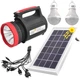 Ліхтар переносний Luxury 1902 T, 5W+22SMD, 2 лампи 3W, Power Bank, сонячна батарея, Чорний - зображення 7