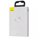 Кабель Baseus Superior Series Fast Charging USB to Type-C 66W 100см CATYS-02 white - изображение 7