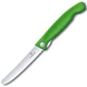 Кухонный cкладной швейцарский нож серрейтор Victorinox Vx67836.F4B SwissClassic Foldable Paring 240 мм зеленый - изображение 6
