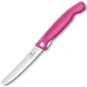 Кухонный cкладной швейцарский нож серрейтор Victorinox Vx67836.F5B SwissClassic Foldable Paring 240 мм розовый - изображение 5