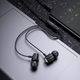 Навушники HOCO Graceful universal earphones with mic M88 black - зображення 2