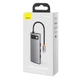 USB-Хаб Baseus Metal Gleam Series 6-in-1 (3xUSB3.0 + 4KHD + RJ45 + Type-C) серый - изображение 8