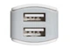 Зарядное устройство автомобильное HOCO Z23 7087 белое 2 USB - изображение 2