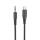 Кабель BOROFONE Type-C to AUX digital audio conversion cable BL8 black - изображение 1