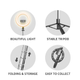 Держатель USAMS with ring lighting PortableUS-ZB241 1.68m BT4.0 9Levels Light - изображение 3