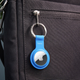 Чехол-брелок для Apple AirTag Hoco Silicone protective keychain shell short style blue - изображение 3