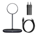 Зарядка Qi BASEUS Swan 2-in-1 20W Max total WXSW-C01 black - изображение 4