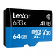 Карта памяти Накопитель Micro SDXC Card LEXAR 633x Class 10 UHS-I U3 64GB - изображение 1
