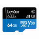 Карта памяти Накопитель Micro SDXC Card LEXAR 633x Class 10 UHS-I U3 64GB - изображение 2