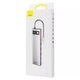 USB-Хаб Baseus Metal Gleam Series 11в1 3xUSB/2x4K HD/Type-C/TF/SD/Type-C PD/VGA/3.5mm/RJ45 сірий - зображення 5