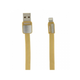 Кабель Remax Platinum RC-044i USB-A - Lightning 2.1A 1м Gold - зображення 1