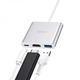 USB-Хаб Hoco HB14 Easy Use Type-C to USB3.0/HDMI/PD 67Вт silver - изображение 2