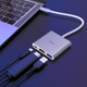 USB-Хаб Hoco HB14 Easy Use Type-C to USB3.0/HDMI/PD 67Вт silver - изображение 6