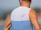 Майка чоловіча з блискавкою Tri Postural Tank Top L Біла - зображення 4