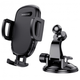 Универсальный автодержатель BOROFONE Route push type suction cup car holder BH37 (4.5-6.5) black - изображение 7