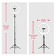 Селфи лампа и LED освещением Bluetooth 12" ZM300 170cm Stand USB Powered 3000-6500K - изображение 5