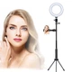 Светодиодная кольцевая LED лампа от павер банка NZY MY100 (Kit3) 6" с держателем Черный - изображение 4