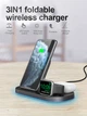 Док станция Qi 3in1 LED wireless charger JYD-WC75 |15W Max| white - изображение 4