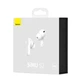 Навушники Bluetooth BASEUS SIMU ANC True Wireless Earphones S2 |42/480mAh, 6/24Hours| (NGS2-02) White - зображення 7