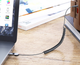 Аудио-адаптер Bluetooth aux гарнитура в машину адаптер HOCO In-car BT audio receiver spring cable DUP02 Черный - изображение 4