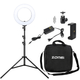 Селфи лампа и LED освещением 18 ZM448 180cm Tripod Stand Plug Powered 3200-5600K - изображение 5