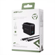 Мережевий зарядний пристрій Acefast A13 PD 65W (2 Type-C + USB, 100см) black - зображення 2