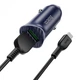 Адаптер автомобільний HOCO Micro USB кабель Farsighted dual port QC3.0 car charger set Z39 | 2USB, QC3.0, 3A/18W | blue - зображення 2