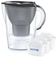 Фильтр-кувшин Brita Marella + 3 картриджа 2.4 л (1.4 л очищенной воды), графит (1039274) - изображение 1