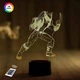 3D ночник "Росомаха" (УВЕЛИЧЕННОЕ ИЗОБРАЖЕНИЕ) подарочная упаковка + 16 цветов + пульт ДУ + сетевой адаптер&nbsp;+ батарейки (3ААА) &nbsp;3DTOYSLAMP - изображение 1