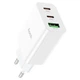 Сетевое зарядное устройство Hoco C99A PD 20W + QC3.0 - White - изображение 1