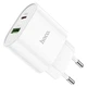 Мережевий зарядний пристрій Hoco C95A Lineal PD20W + QC3.0 - White - зображення 1