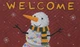 Новогодний коврик в коридор "New Year" 45см*75см на резиновой основе 602-158 - изображение 1