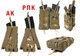 Подсумок под магазина АК/РПК одинарный открытый мультикам Arid (MOLLE, подсумок на разгрузку, жилет, РПС) EFPAМK28А - изображение 3