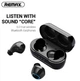 Бездротові Bluetooth-навушники Remax True TWS-16 в кейсі Silver - зображення 2