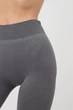 Безшовні легінси жіночі з мікрофібри Giulia LEGGINGS 02 S/M Grey-poppy seed - изображение 4