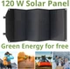 Портативная солнечная панель Bresser Mobile Solar Charger 120 Watt USB DC (930152) - изображение 7