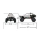 Машинка на радиоуправлении Remo Hobby 1093 Crawler 1/10 RTR 4WD внедорожник на радиоуправлении - изображение 3