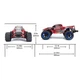 Remo Hobby 8036 Dinosaurs RTR 1/8 4WD Монстер Трак на радиоуправлении (максимальная комплектация) Red color - изображение 5