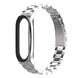 Металевий ремінець Primo Mijobs для фітнес-браслету Xiaomi Mi Smart Band 7 - Silver - зображення 2