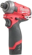 Акумуляторний гвинтоверт Milwaukee 1/4" HEX M12 FQID-202X 50 Нм (4933464973) - зображення 2