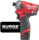 Акумуляторний гвинтоверт Milwaukee 1/4" HEX M12 FQID-202X 50 Нм (4933464973) - зображення 3