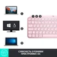 Клавіатура Logitech MX Keys Mini Wireless Illuminated UA Rose (920-010500) - изображение 7