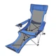 Раскладное кресло шезлонг Lesko SW233 Blue для отдыха пикника дачи портативное TR_7594-25746 - изображение 5