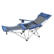 Раскладное кресло шезлонг Lesko SW233 Blue для отдыха пикника дачи портативное TR_7594-25746 - изображение 6