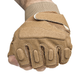 Рукавички тактичні короткі Han-Wild HW72 чоловічі чоловічі Sand Khaki M TR_9876-42470 - зображення 3