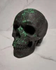 Декоративний череп з гіпсу - Green_neon - зображення 1