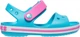 Детские сандалии (босоножки) Crocs Crocband Sandal Kids 34 темно-бирюзовый/розовый 12856 - изображение 6
