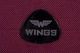 Чемодан тканевый WINGS 6802 большой 75 см бордовый 4 колеса Vt00022 - изображение 3