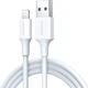 Kabel Ugreen US155 USB 2.0 męski na Lightning męski kabel niklowany obudowa ABS 2.4A 2 m Biały (6957303827305) - obraz 1